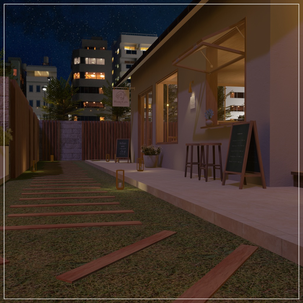 【VRC向けワールド】Home Cafe