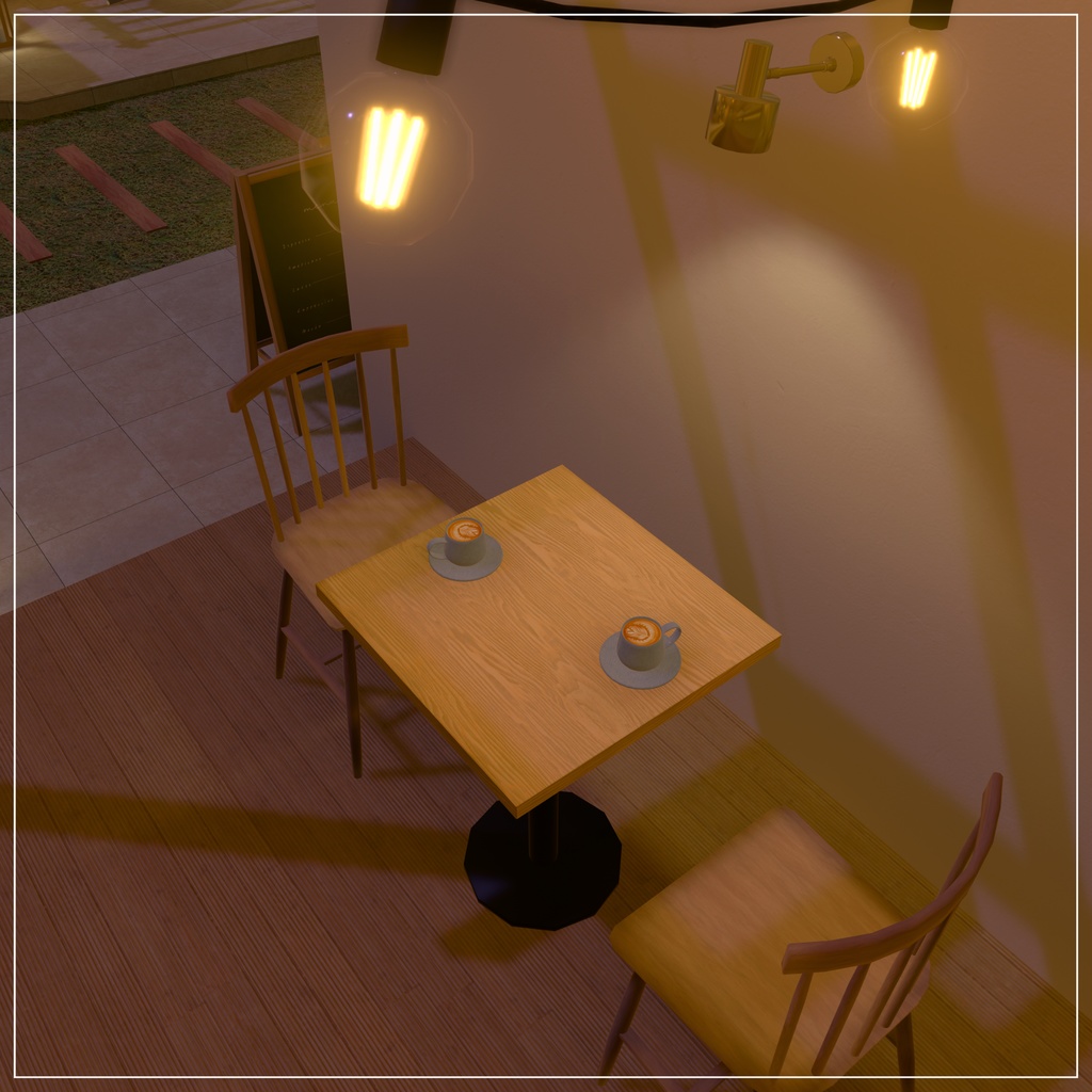 【VRC向けワールド】Home Cafe