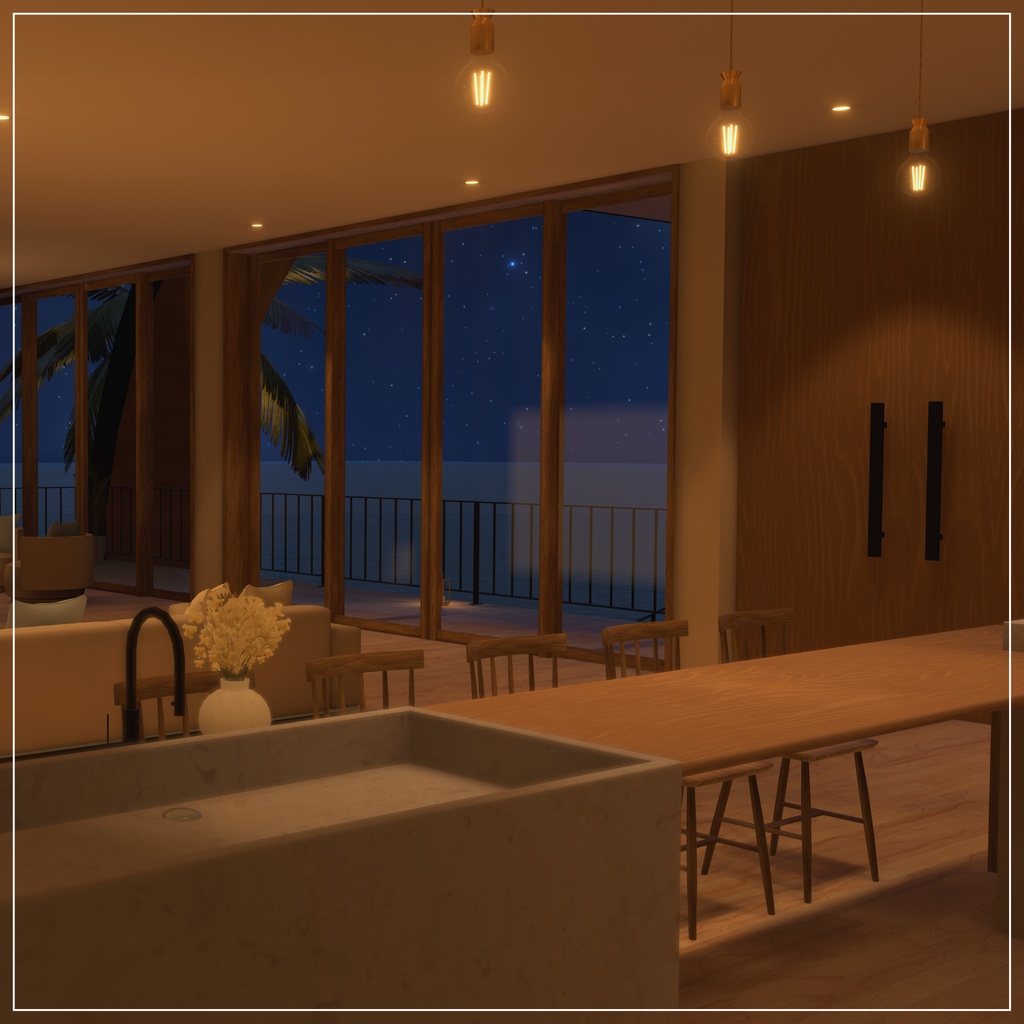 【VRC向けワールド】Seaside Haven