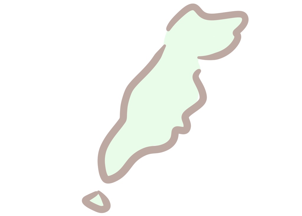 日本列島ふかふか抱き枕クッション