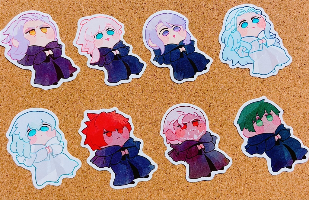 エメアゼ♀4コマログ本+虚無シールセット