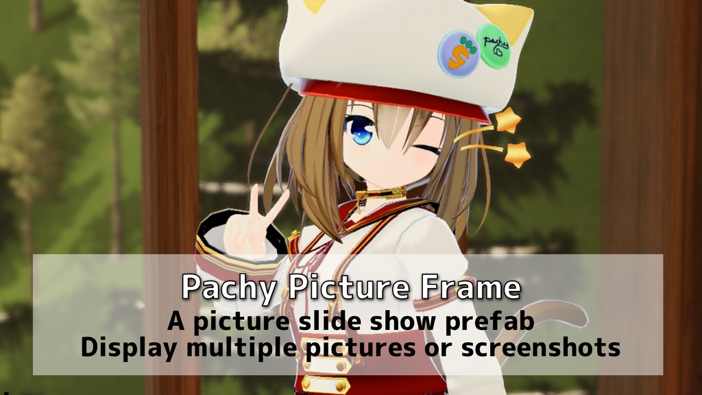 Pachy Picture Frame - Slide show prefab for VRChat