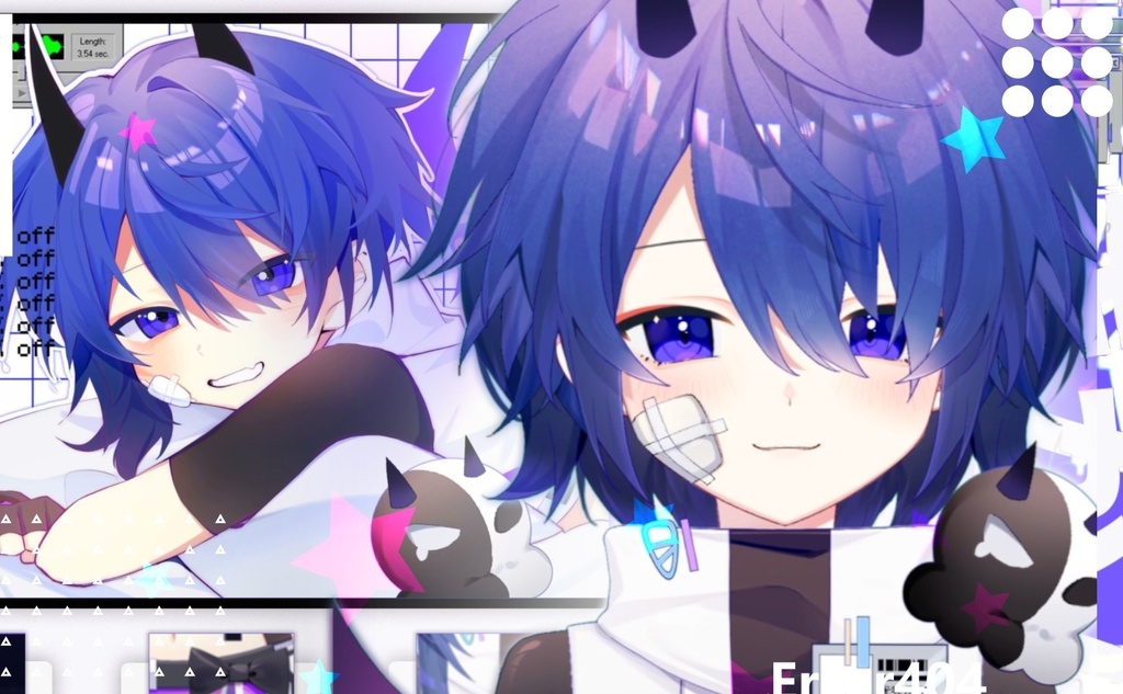 【live2dモデル】NO.4-(VtubeStudio対応)