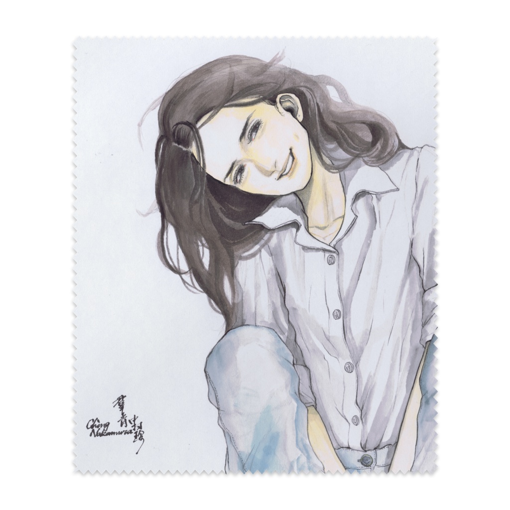 メガネ拭き(『羣青』メガネのほうの女)