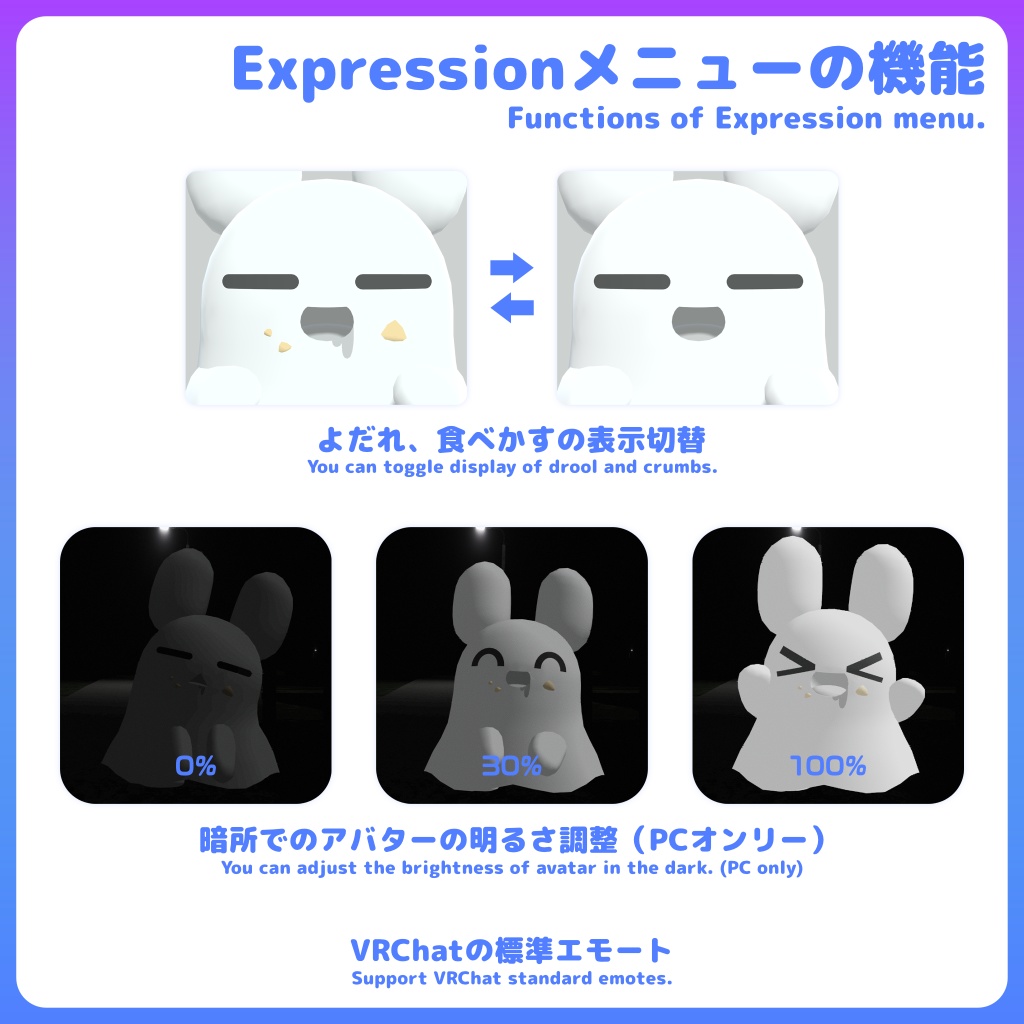 オリジナルアバター ヤムヤム ver1.3