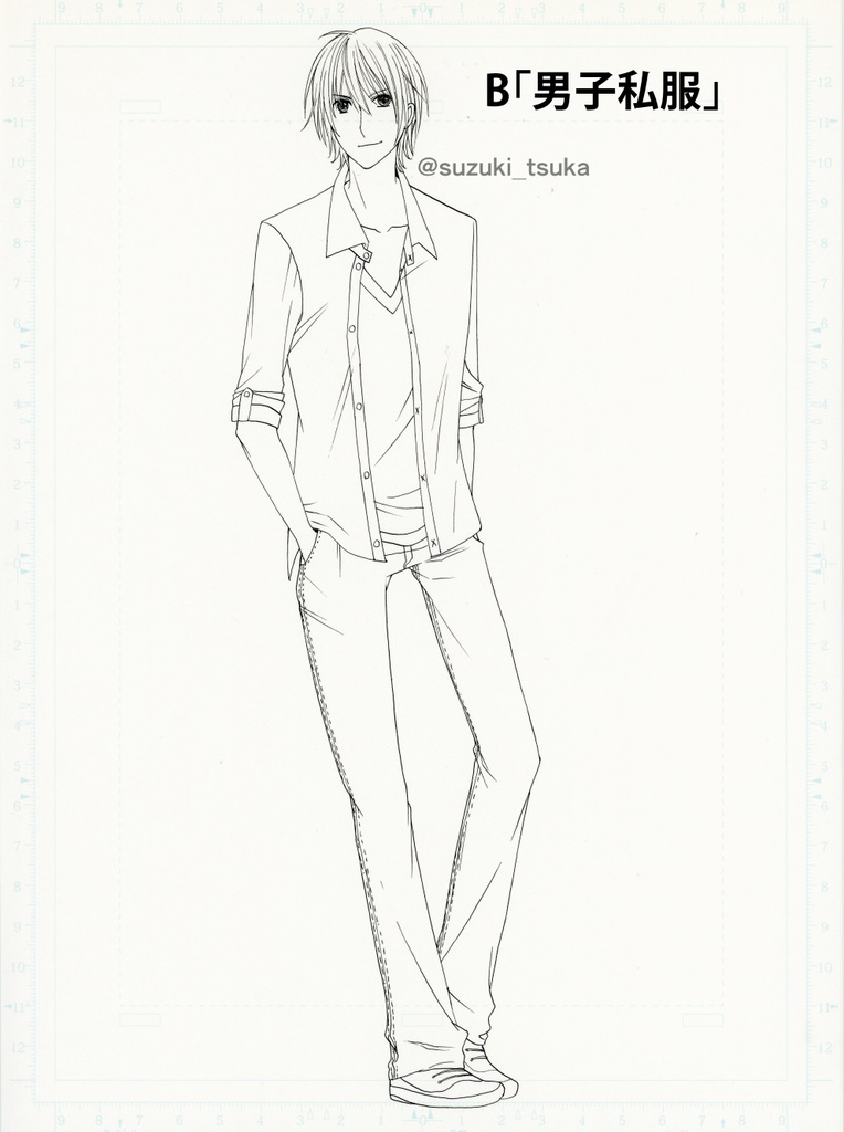 モノクロイラスト【過去作品】