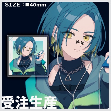 【受注生産】缶バッジ【神代りつ】