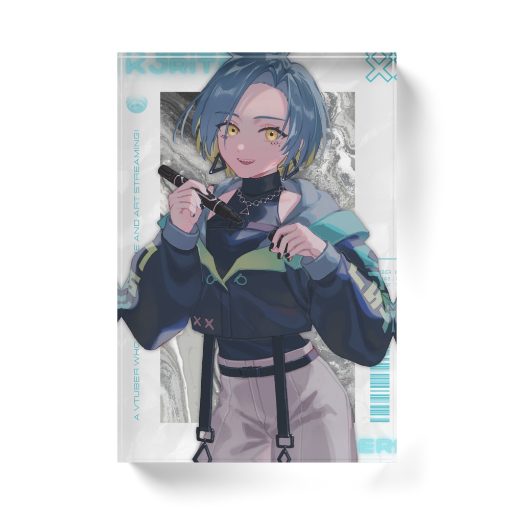 【受注生産】アクリルブロック【神代りつ】