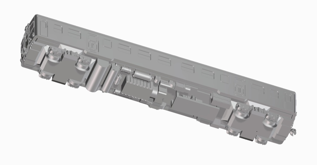 【窓塗装治具付】1/700スケール鉄道模型 キハ20 4両セット + レールセットAB