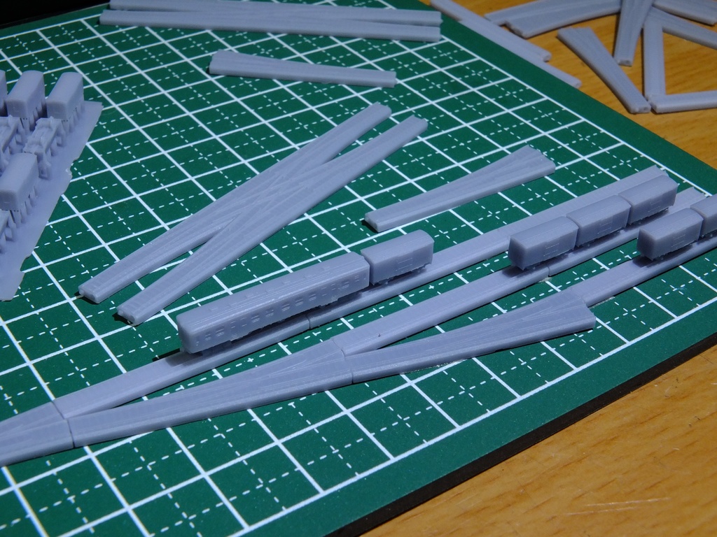 1/700スケール鉄道模型 ワム90000 8両セット