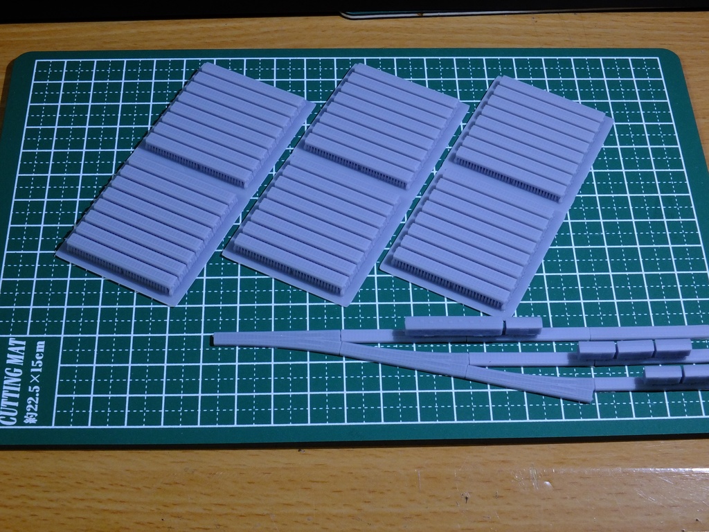 1/700スケール鉄道模型 レールセット 直線レール【低歪構造】