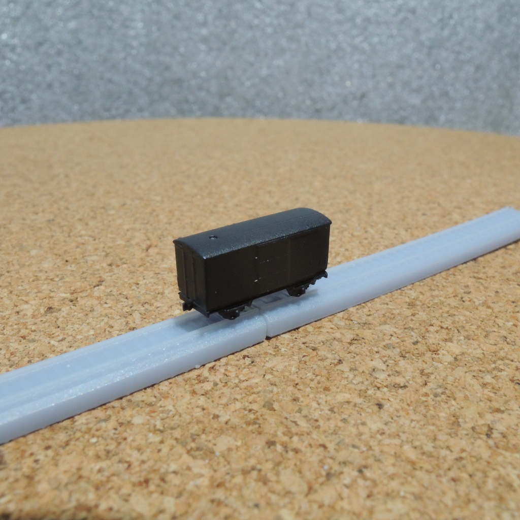 1/700スケール鉄道模型　ワム90000　塗装済み完成品 2両セット