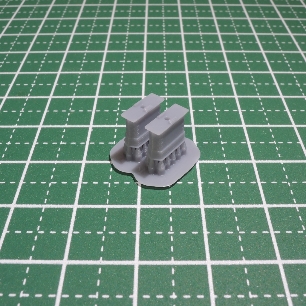 1/700スケール鉄道模型 橋梁・橋脚(ワーレントラス橋・ガーター橋)