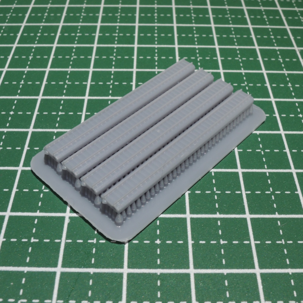1/700スケール鉄道模型 レールセット 補助レール・車止め【低歪構造】