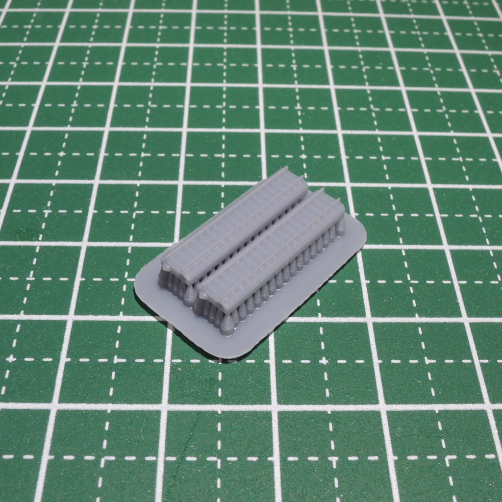 1/700スケール鉄道模型 レールセット 補助レール・車止め【低歪構造】