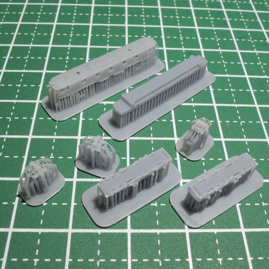 1/700スケール鉄道模型　国鉄EF58形電気機関車　未塗装キット【新仕様】