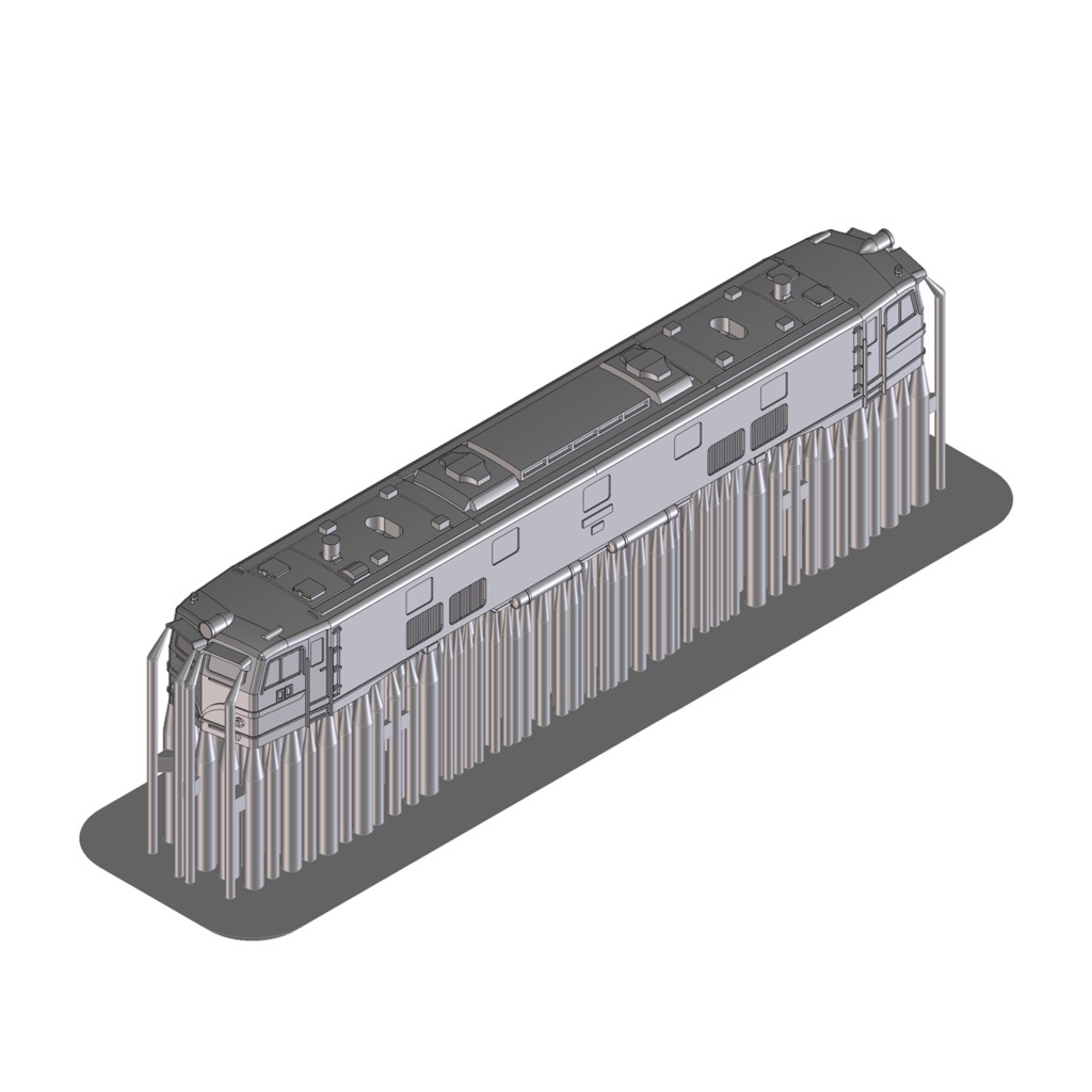 1/700スケール鉄道模型 国鉄EF58形電気機関車 未塗装キット