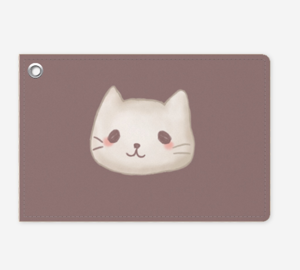 ふにゃっとねこちゃんパスケース