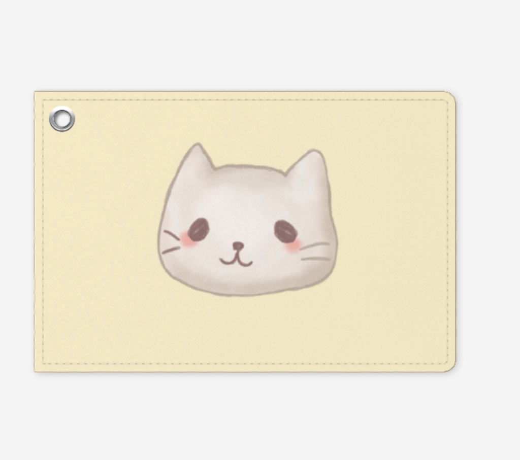ふにゃっとねこちゃんパスケース