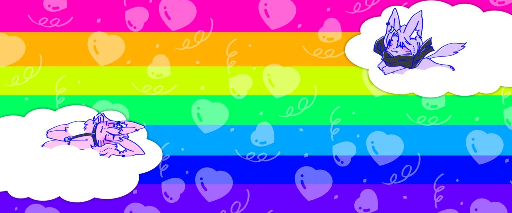 さみくもにゃんこお昼寝レインボーマグカップ