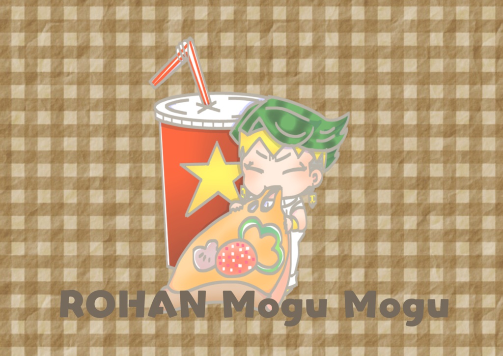 ピザもぐもぐ露伴ちゃんトートバッグ