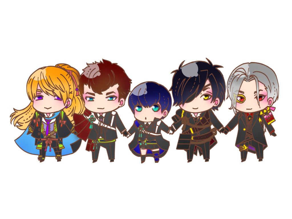 長船一家アクリルキーホルダー