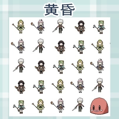 アトリエ 黄昏シリーズ ドット絵 眼鏡拭き