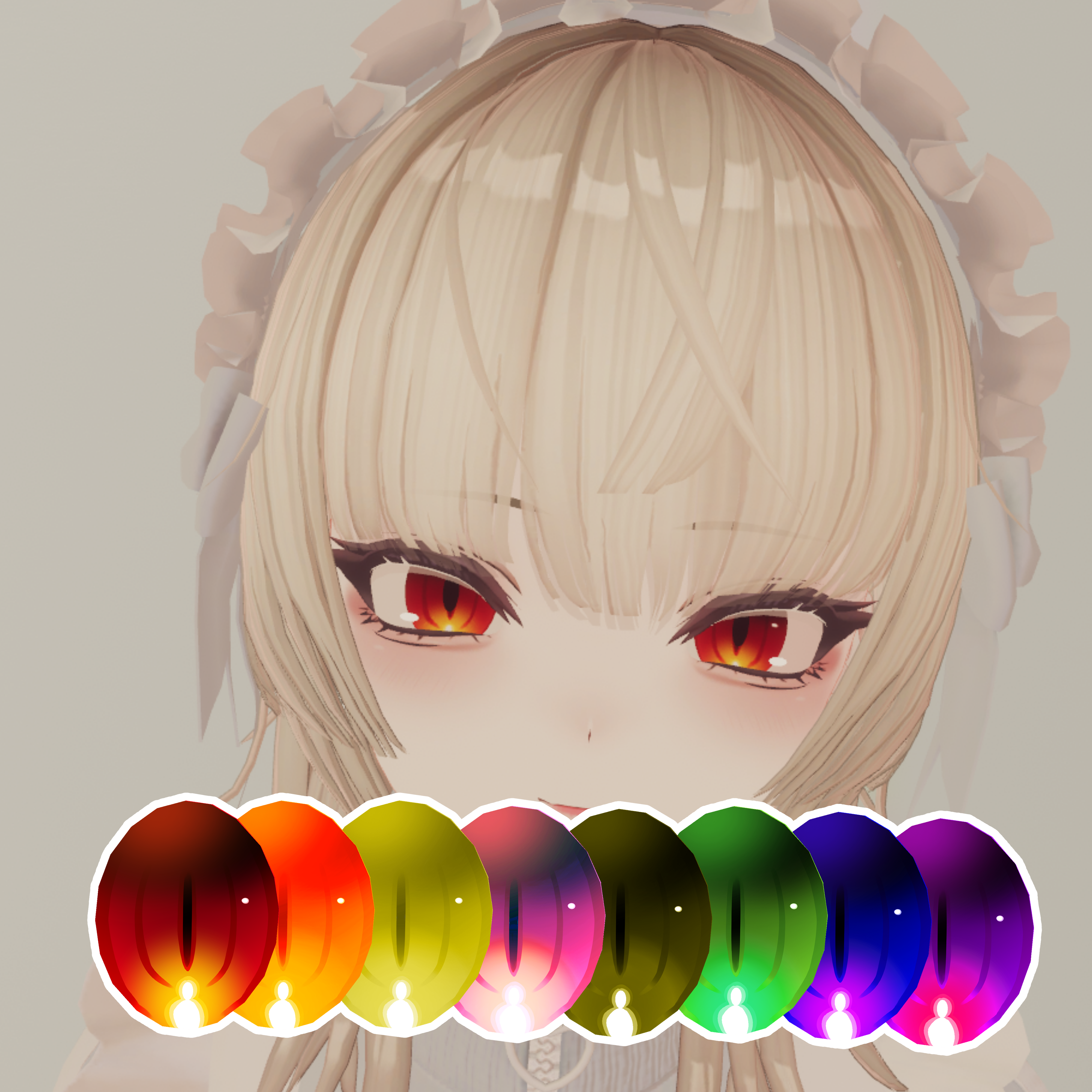 SHRI/しゅり専用アイテクスチャ【全8色】