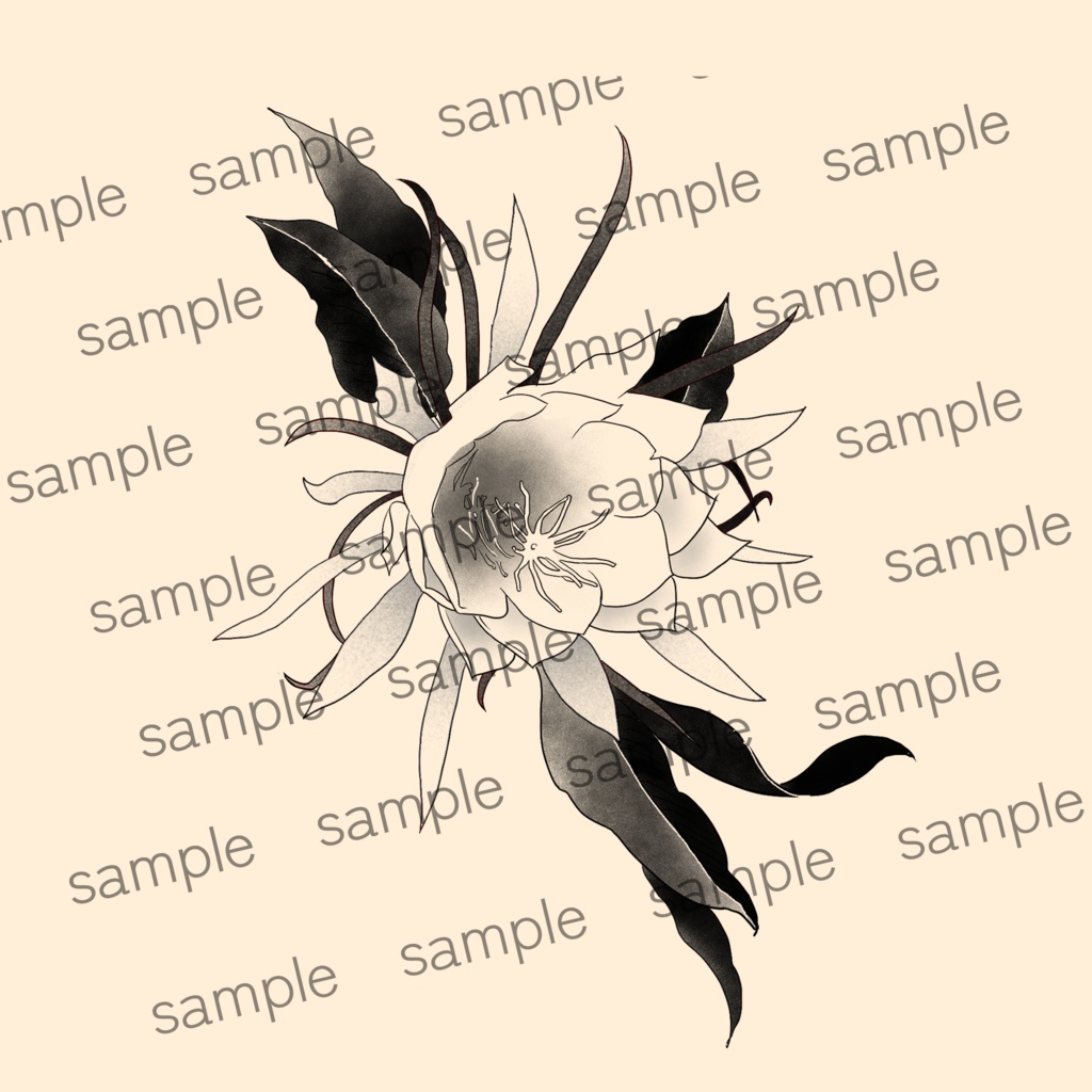 月下美人 タトゥー