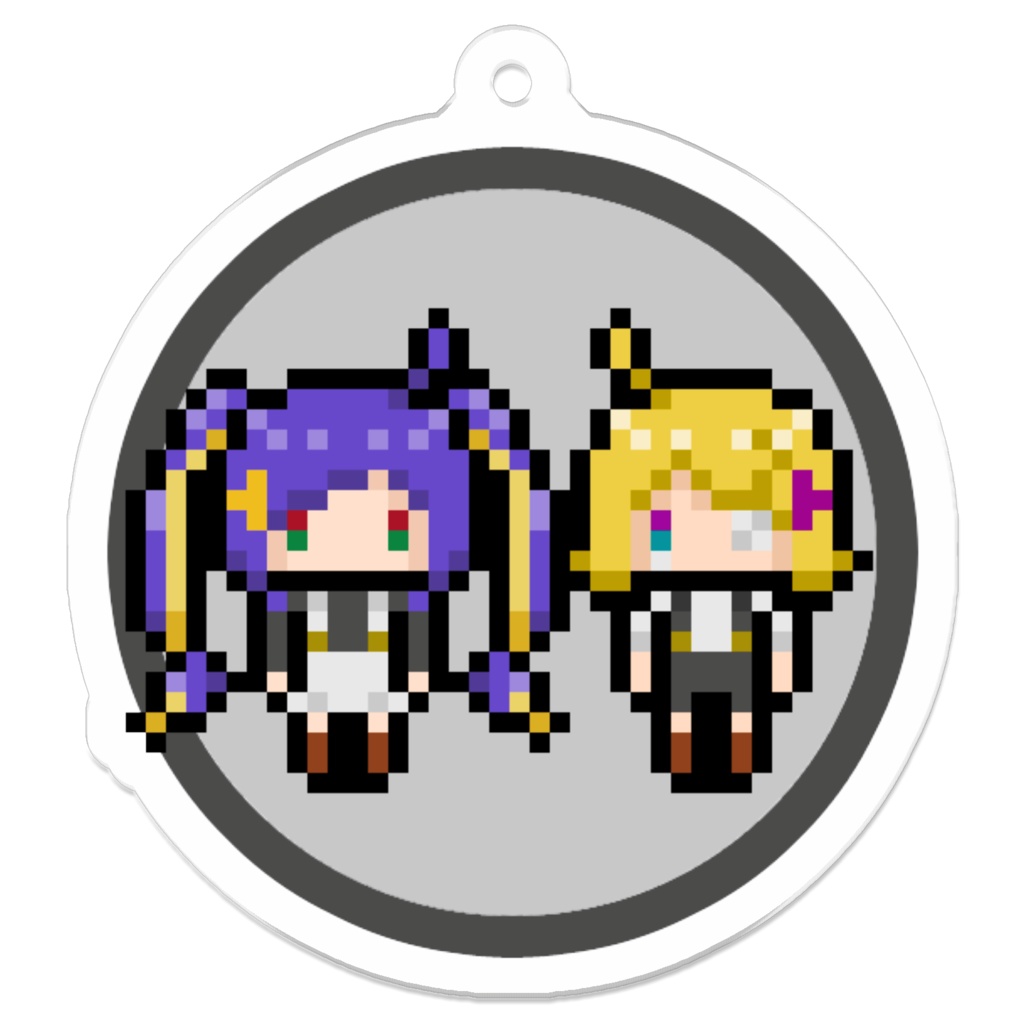 旧新右心・左心 ドット絵アクキー