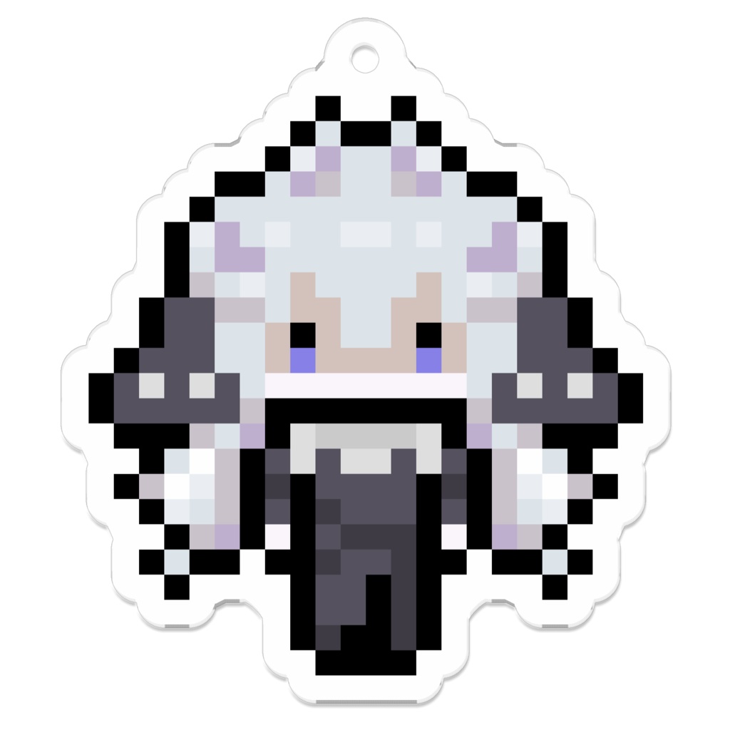 弐愚ラム ドット絵アクキー