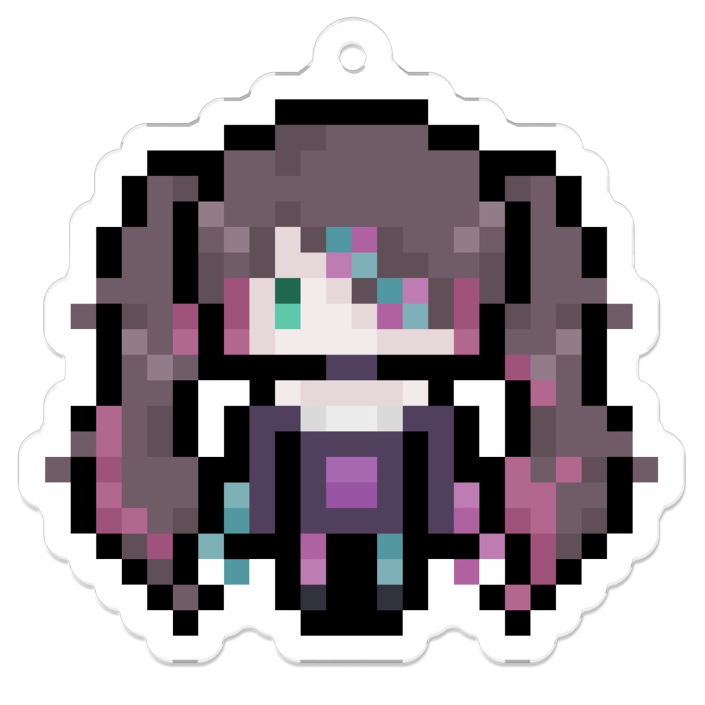 吉茶街愛咲 ドット絵アクキー