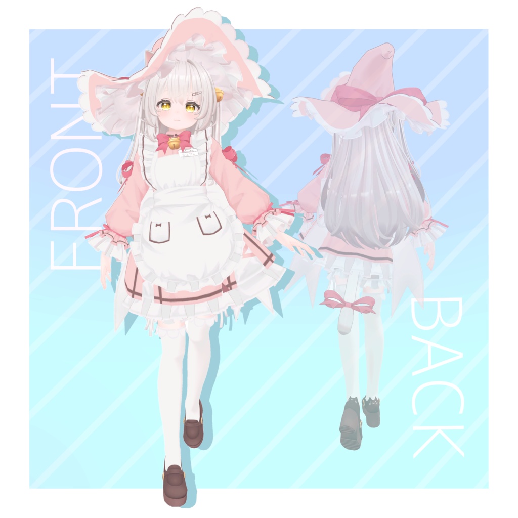 オリジナル3Dモデル 「シュクレ 」-Sucre-【Ver.1.1.1】