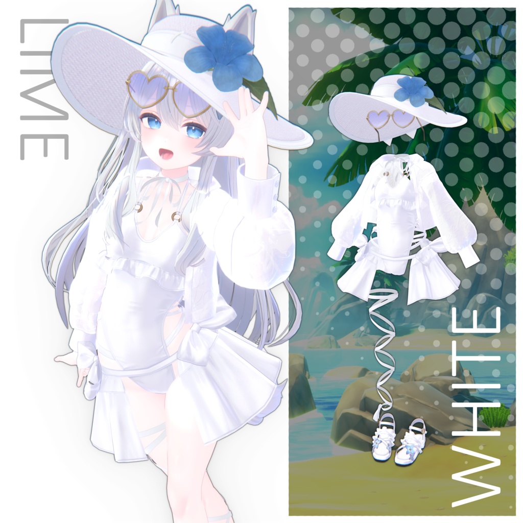 『UMI NO NE』海の音💙【複数アバター対応】