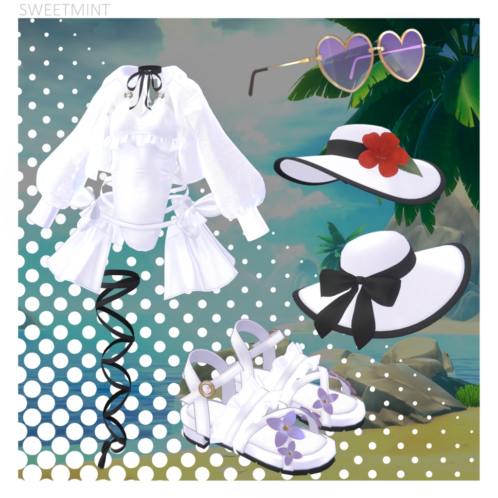 『UMI NO NE』海の音💙【複数アバター対応】