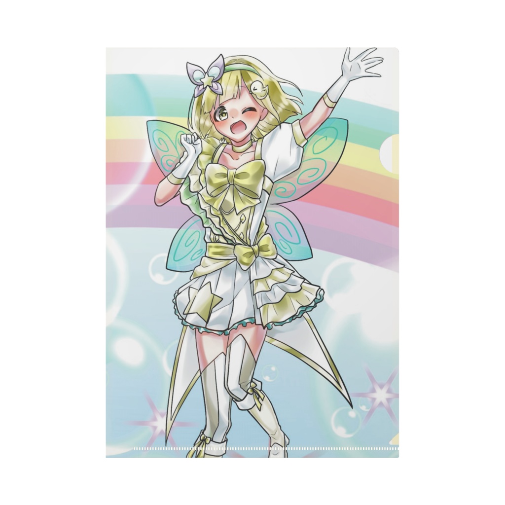 ふぁんすた1周年クリアファイル(きぃちご) , ふぁんすた