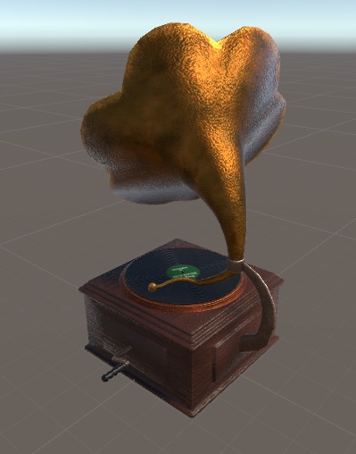3Dモデル「蓄音機」