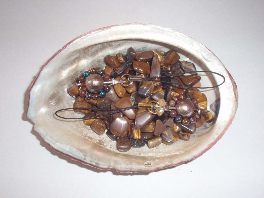 コットンパールアミュレットストラップ9号