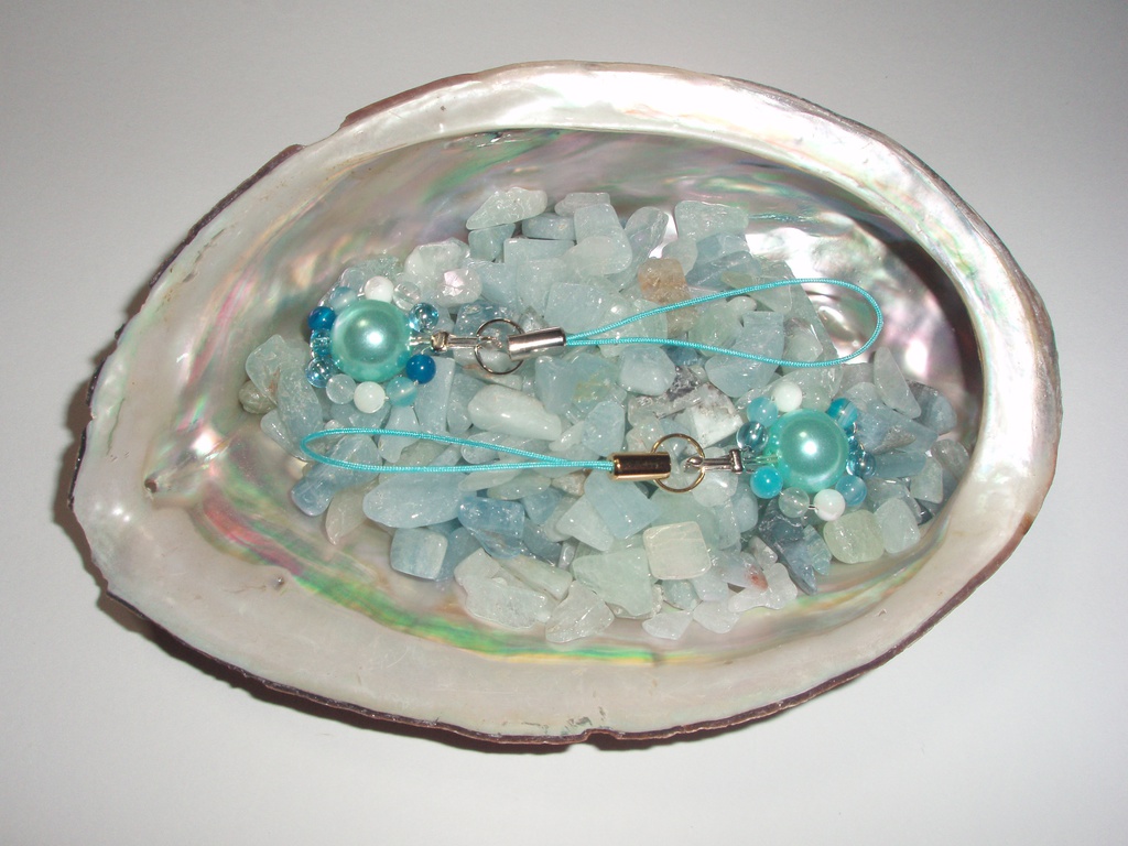 アクアビーズアミュレットストラップ2号