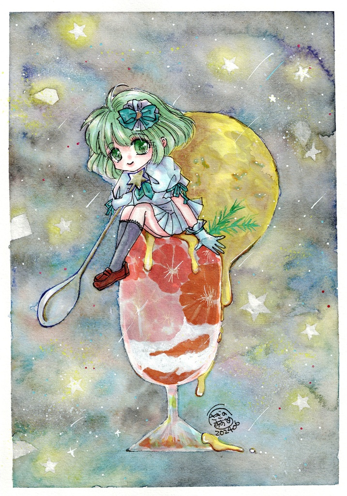 蕩けるお月様パフェ