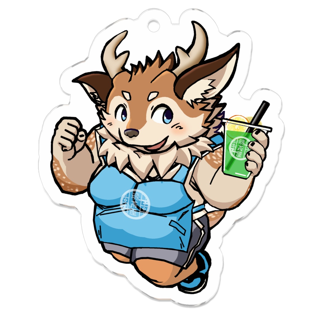 魂これ　喫茶上総　アクリルキーホルダー