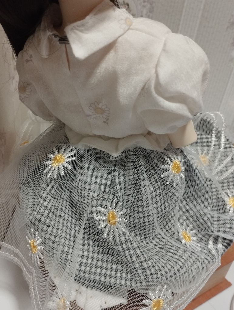 マーガレットなワンピース(40cmドール)