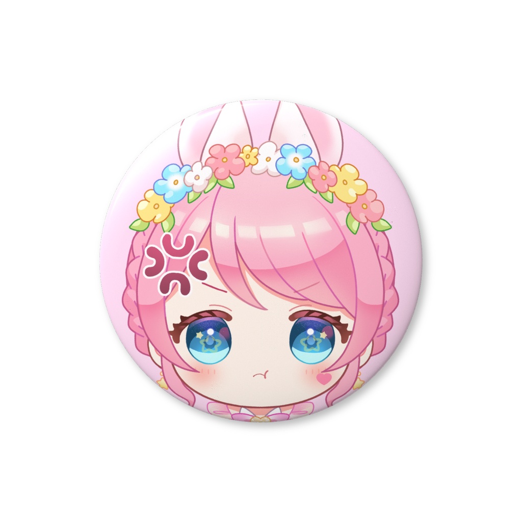 缶バッジ(ぷんぷん) 76mm