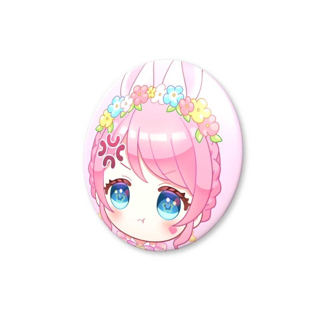 缶バッジ(ぷんぷん) 76mm