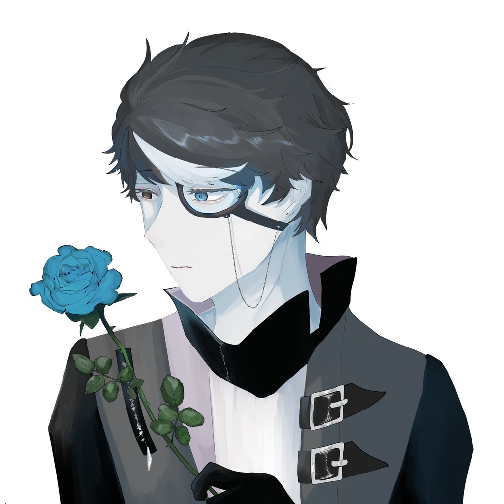 花モチーフアクキー