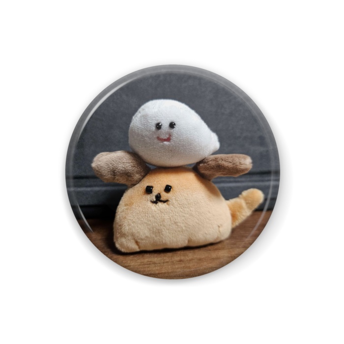 おばけの缶バッジ(デザイン5種類 サイズ展開2種類)