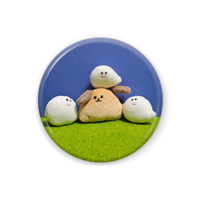 おばけの缶バッジ(デザイン5種類 サイズ展開2種類)