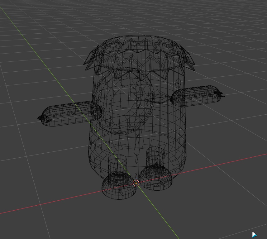 【VRMあり Humanoid対応】暇つぶしに作ったローポリ河童