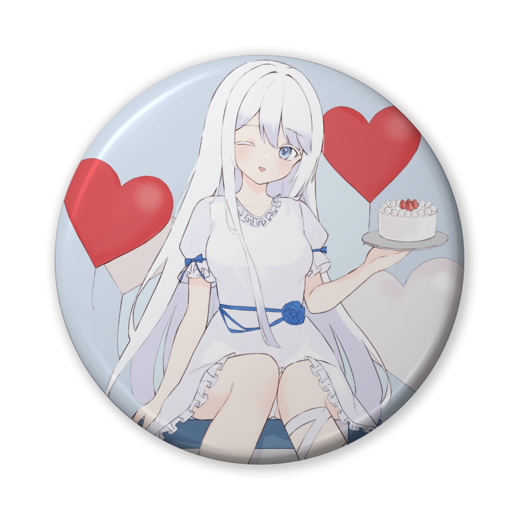 誕生日記念 缶バッジ ウインクVer