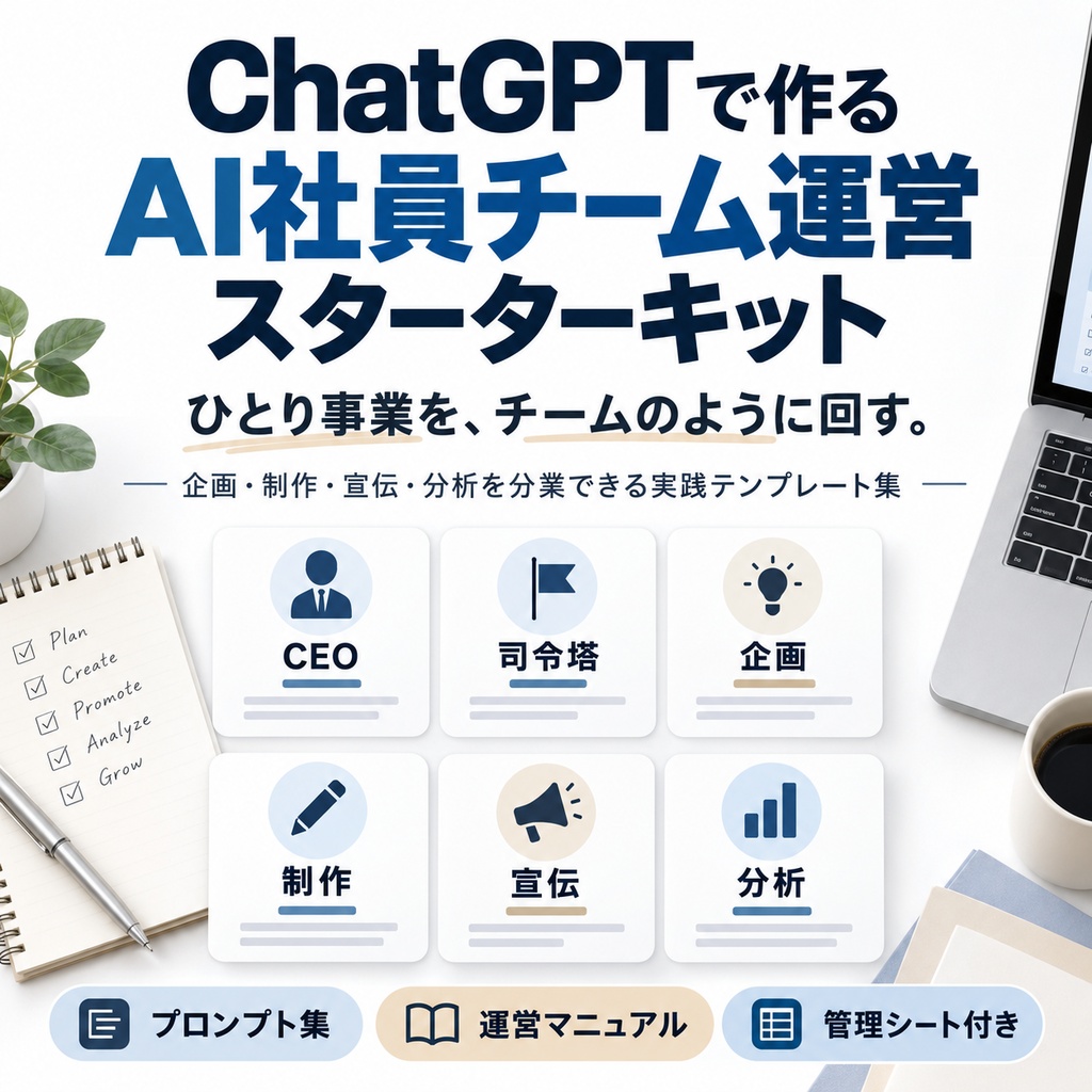 ChatGPTで作る AI社員チーム運営スターターキット